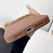 Funda Tejida de Alta Calidad con Tecnología Original para iPhone 17 16 15 14 13 Pro Max 17 Air, Oficial, Compatible con Magsafe, Protección Magnética
