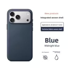 Funda Tejida de Alta Calidad con Tecnología Original para iPhone 17 16 15 14 13 Pro Max 17 Air, Oficial, Compatible con Magsafe, Protección Magnética